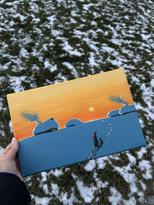 Продаю свою авторську картину «дорога додому»