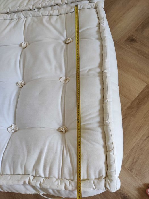 Sofa modułowa Yebel SKLUM, bawełna, 100x100cm, kremowa, bardzo wygodna