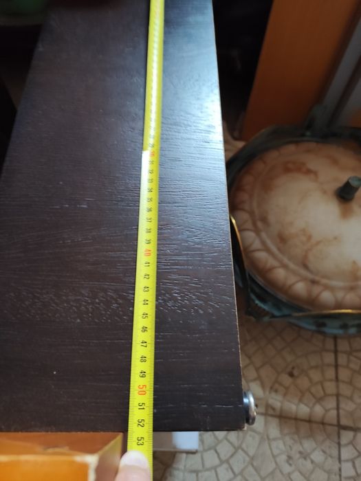 Mesa de Sala de Estar em Madeira e Vidro