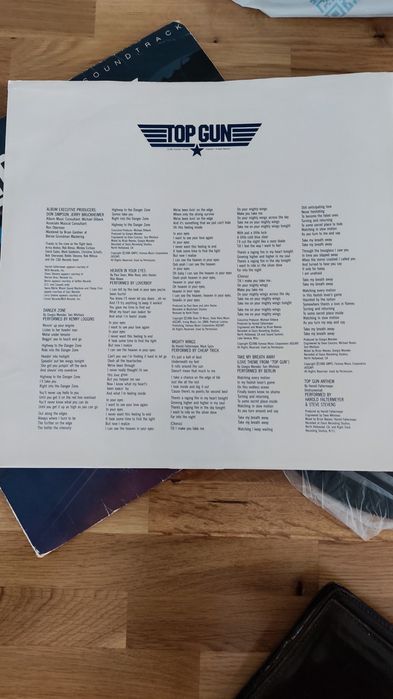 Álbum vinil LP original soundtrack Top Gun