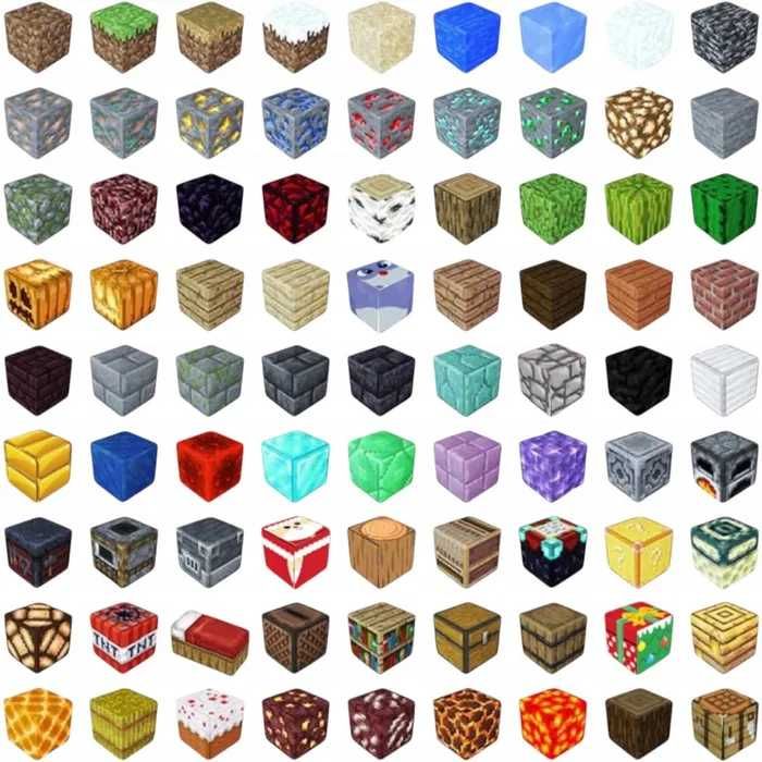 Klocki Magnetyczne MINECRAFT Sześciany 100 Elementów Piksele 6 Figurek