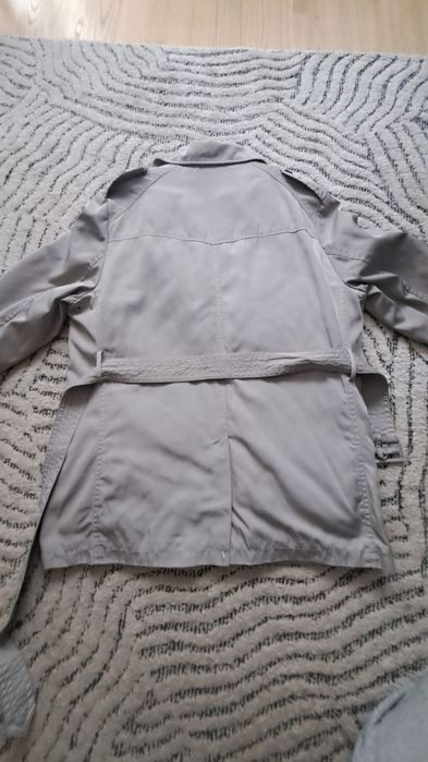 Płaszcz męski typu krótki trencz Zara z podpinką