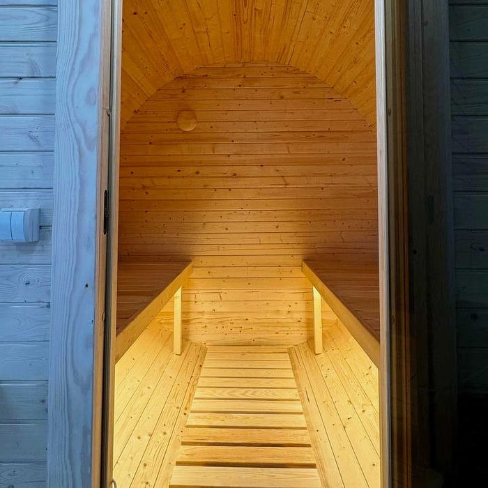 Sauna ogrodowa BECZKA 340 cm do samodzielnego montażu