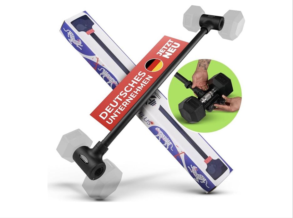 Sztanga do hantli łamana lub prosta