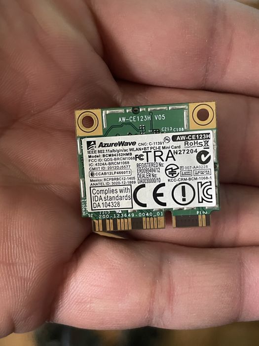 Placas Wi-fi Intel 802.11ac/ax (Wi-Fi 5 e 6)