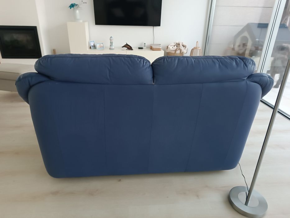 Sofá Couro 2 lugares