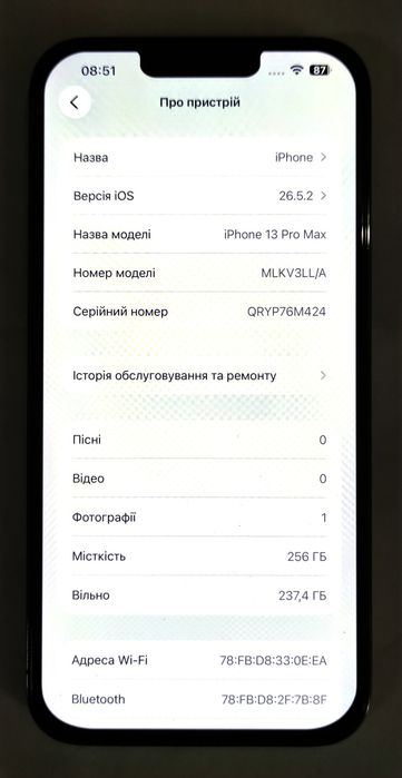 Iphone 13 pro max 256GB