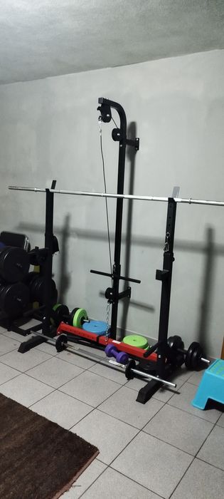 Rack regulável musculação