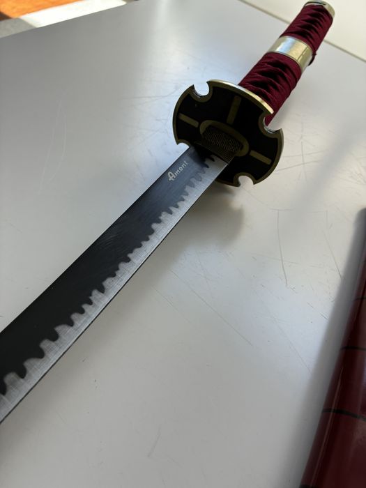 Katana Roronoa Zoro Vermelha, one piece anime