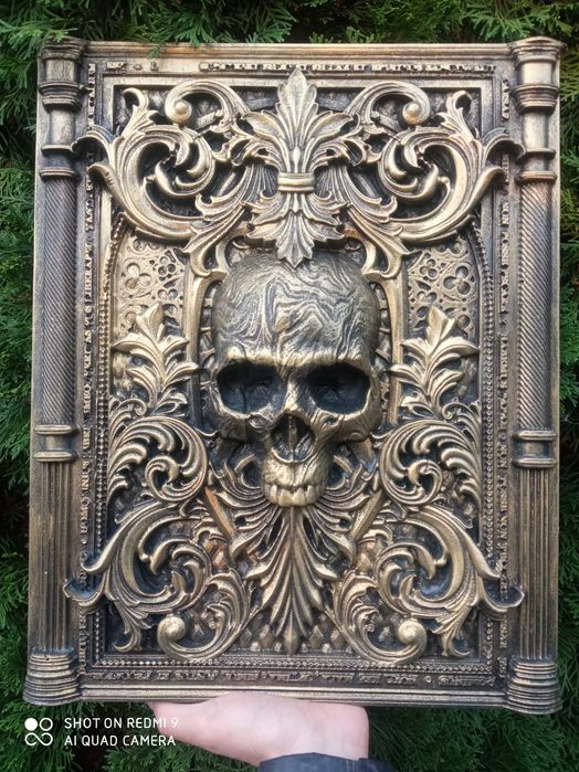 барельеф пано scull гипс