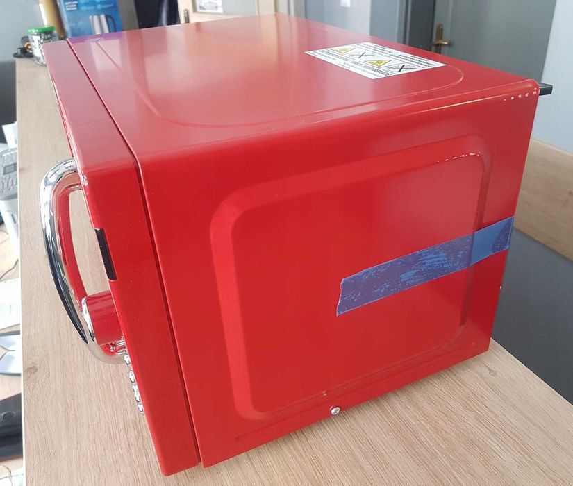 kuchenka mikrofalowa mikrofalówka mikrofala czerwona comfee