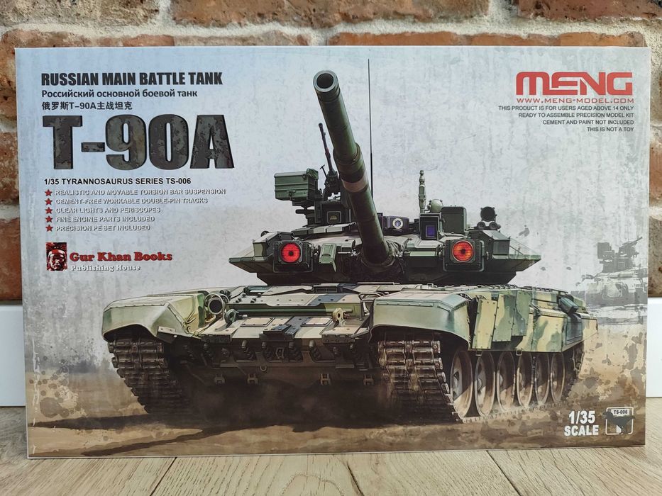 Model MENG TS006 1:35 Russian Main Battle Tank T-90A