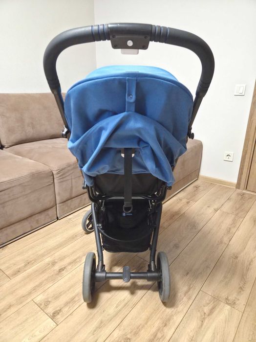 Візочок Cybex Eezy S+2 Navy Blue з дощовиком і підстаканником, б/в