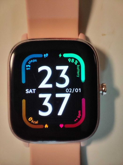 Смарт-часы Amazfit GTS 2 mini Flamingo Pink AMOLED состояние новых