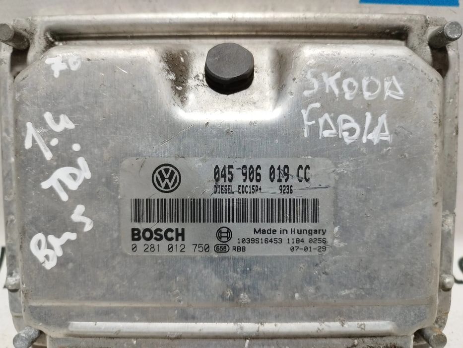 CENTRALINA ECU MOTOR SKODA FABIA 1.4 TDI 80 CV 045906019CC