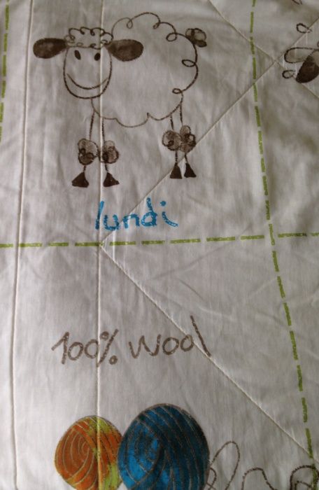 Edredom infantil reversível, de Verão