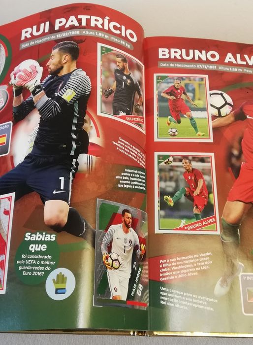 Caderneta completa seleção nacional