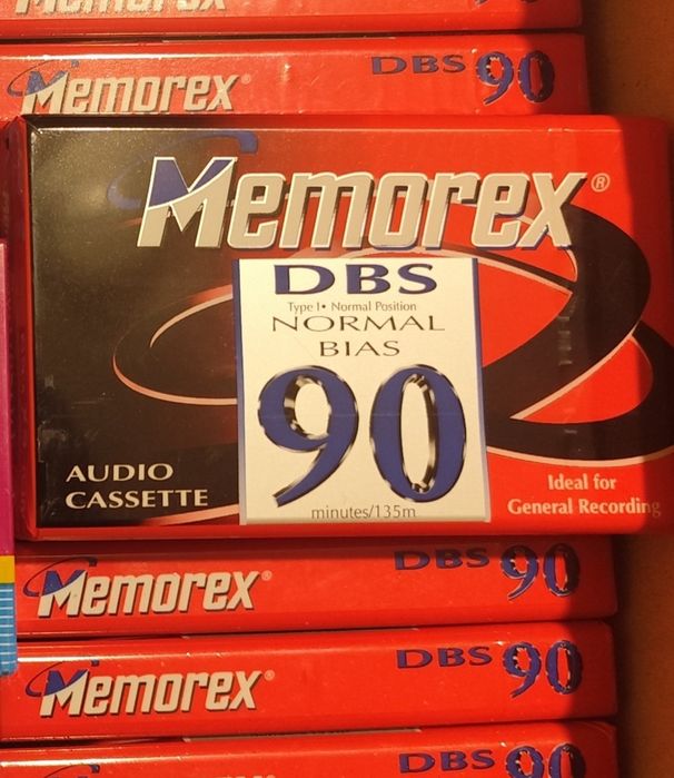Nowe zafoliowana kasety Memorex DBS 90