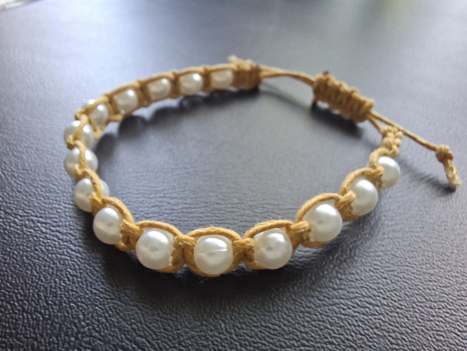 Bransoletka regulowana handmade