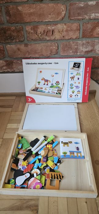 Zestaw edukacyjny 5 szt cyferki literki sylaby alfabet układanka