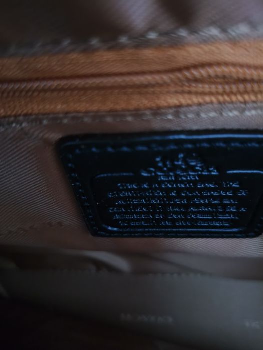 Mala Coach Bege e Castanho