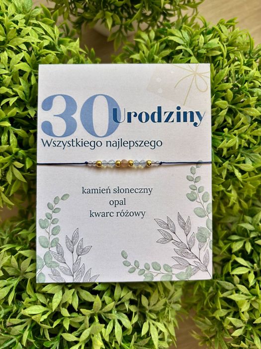 Bransoletka 30 urodziny