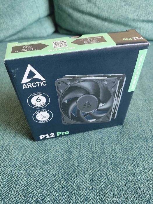 Wentylator ARCTIC P12 Pro PWM 120 mm (Czarny)