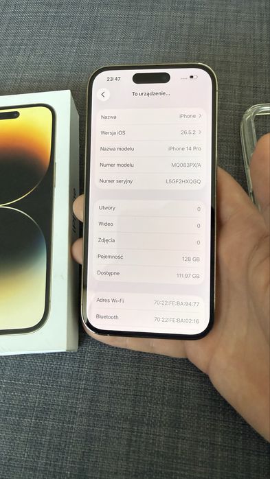 Iphone 14 pro  128 GB  Bateria 100 %