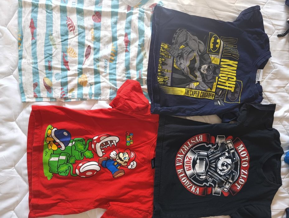 T short krótki rękaw Batman Mario i inne