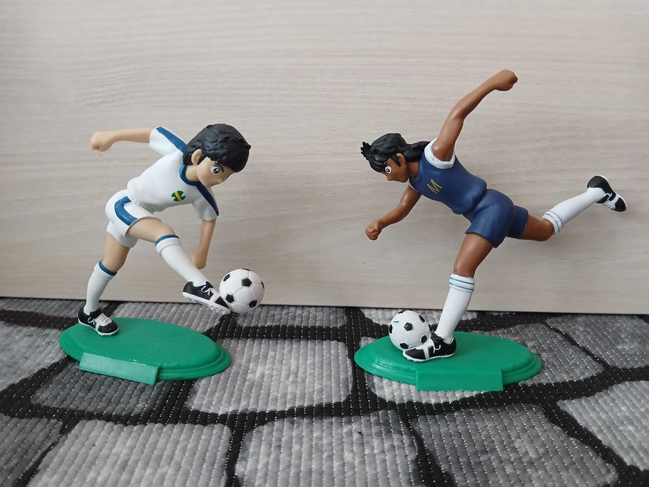 Peluches oliver benji oliver tsubasa futebol bonecos coleçao figuras altaya