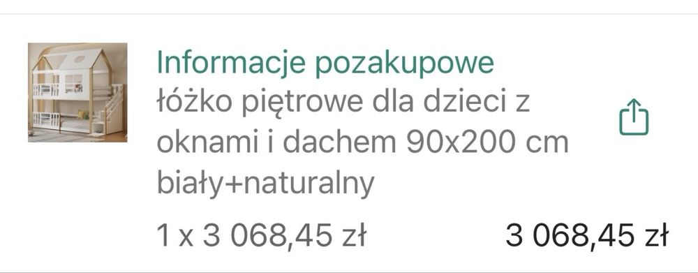 Łóżko pietrowe, łóżko domek na antresoli