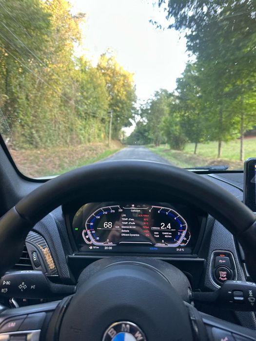 Quadrante Digital com Carplay para BMW F20 F21 F22 F23 F48 F49 F39.