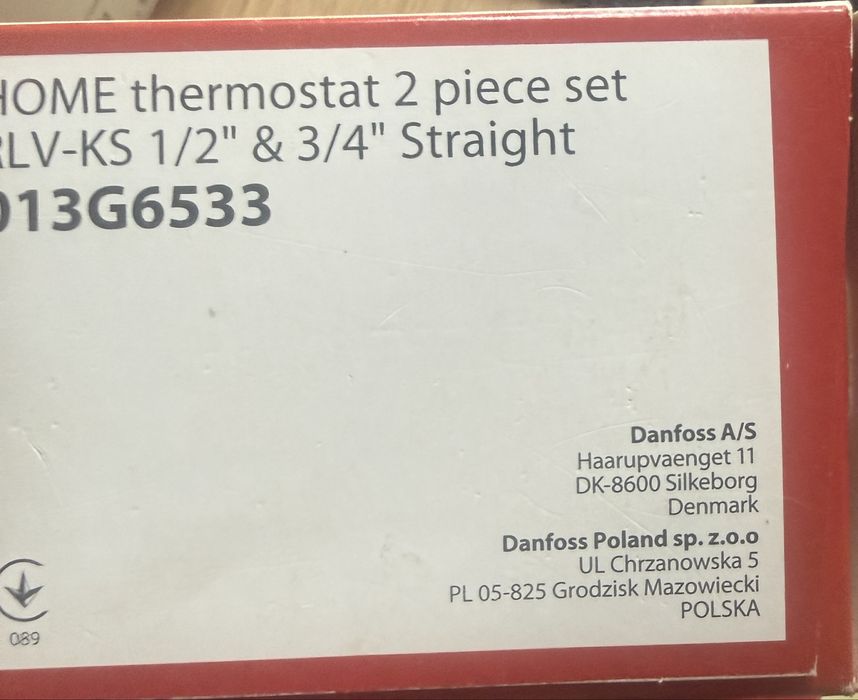 Zawory termostatyczne 5szt