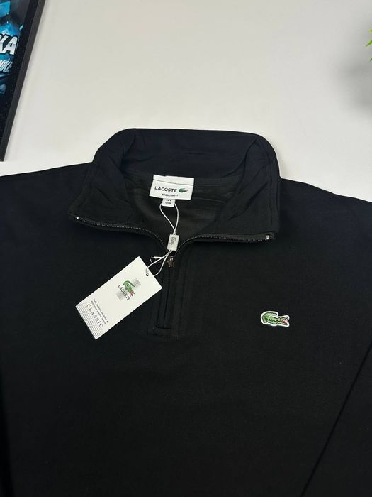 Полузамок Lacoste | 1/3 zip Lacoste | Світшот Лакост | Old Money