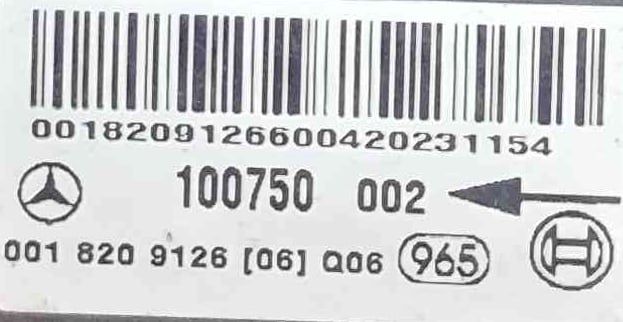 Sensor Airbag 0018209126 - MERCEDES-BENZ E-CLASS