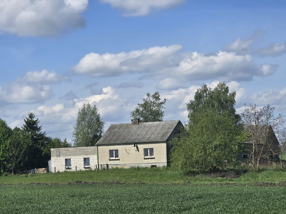 Dom z dużą działką i zabudowaniami