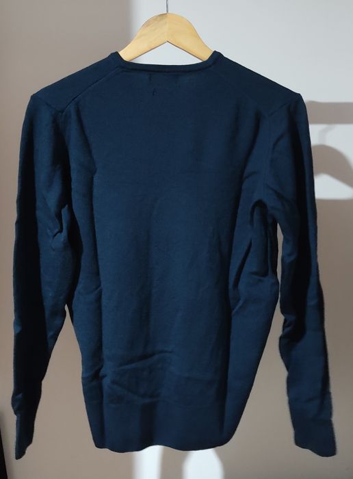 Camisola de Malha 100% Lã Azul turquesa