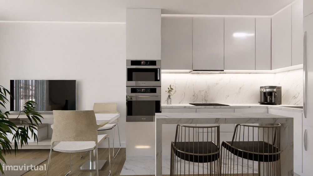 Apartamento T1 Novo à venda com garagem no coração de Vilar de Paraiso