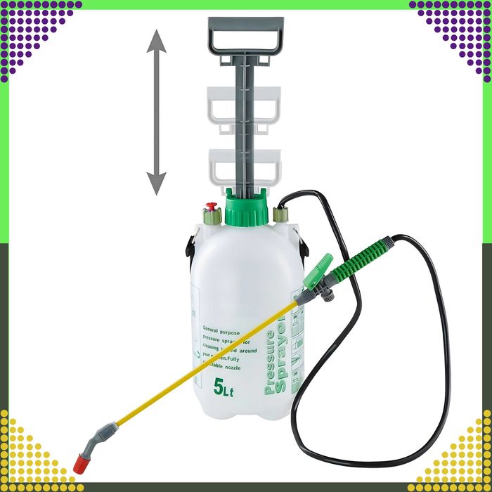 Opryskiwacz Spryskiwacz Ciśnieniowy Ogrodowy 5L 3 Bar Litrów Lanca