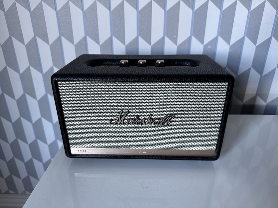 Coluna Marshall Acton II Voice - Altifalante Inteligente Alexa (Preto)