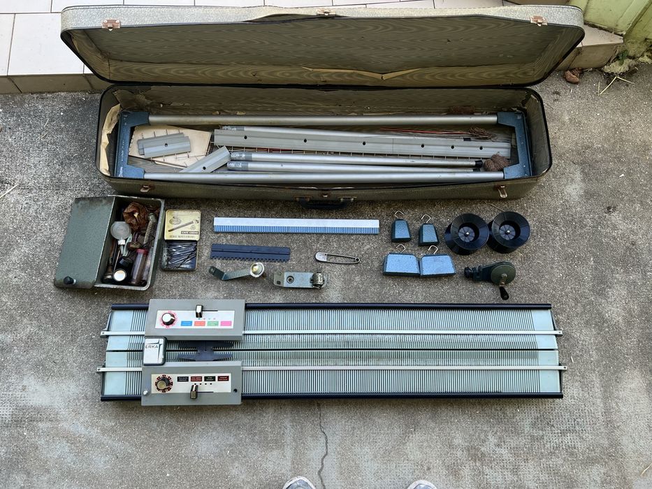 Maquina fazer malhas Erka completa