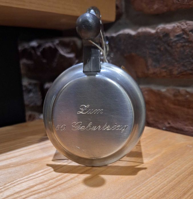 Szklany kufel z pokrywą Joska Glaskunsthandwerk