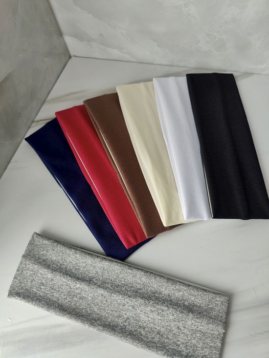 Еластичні широкі пов'язки для волосся