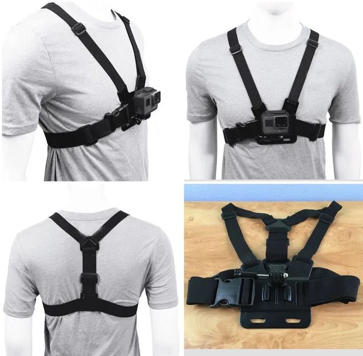 Suporte para Capacete (GoPro, DJI Osmo Action) *novo*