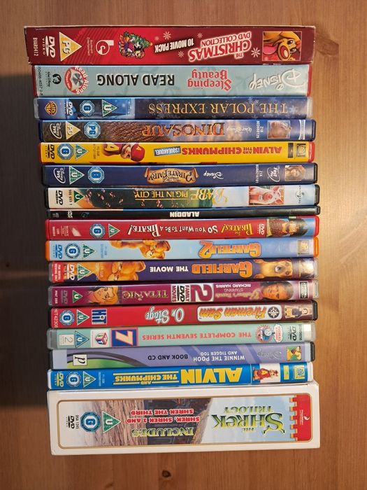 Płyty DVD dla dzieci Walt Disney 21szt.