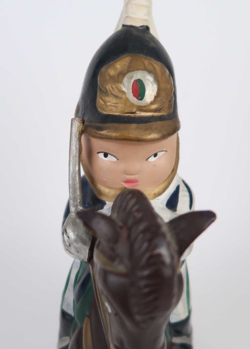 GNR a cavalo - figura antiga em faiança