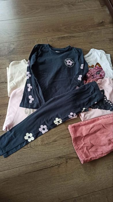 Paczka ubrań 128 dla dziewczynki