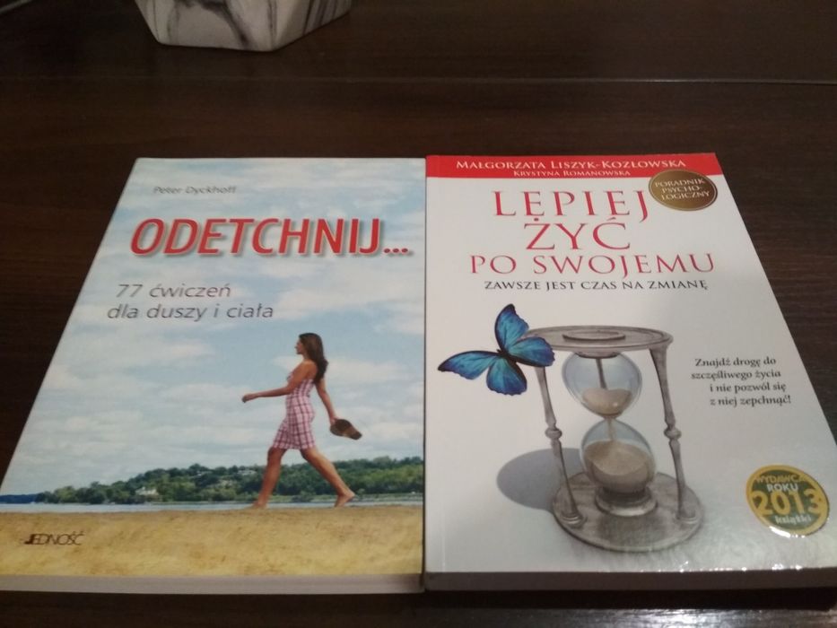 Sprzedam książki samorozwój psychologia zdrowie czas na zmianę sport