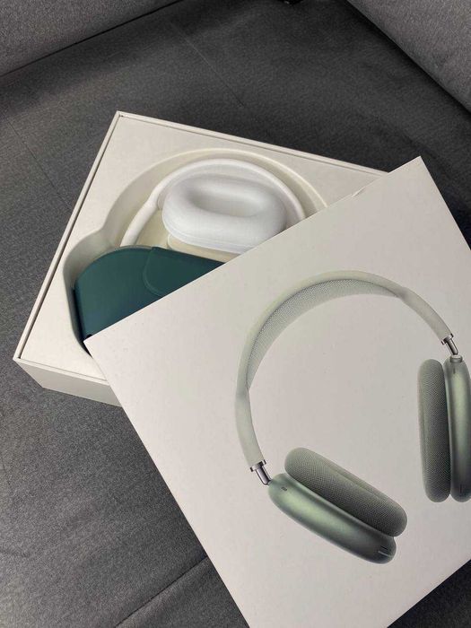 Топові Бездротові Навушники АірПодс Макс Green 1в1 до ориг