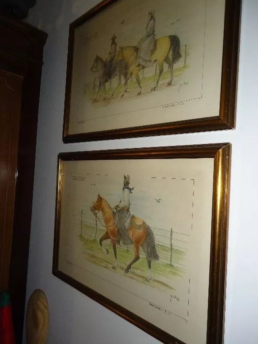 Quadros com Gravuras Assinado Jucca
